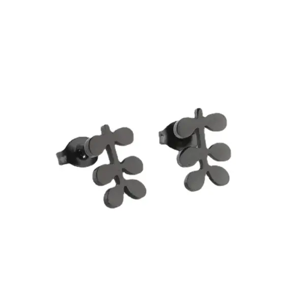PVD Coated 18K Gold Real Gold Plated Geometric 304 Stainless Steel Simple Style Waterproof Non Tarnish Ear Studs