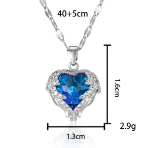 Heart of the Ocean-Silver-Blue