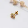 Wholesale 1 Piece Sweet Simple Style Geometric Wings Butterfly Plating Inlay Copper Zircon Cartilage Earrings