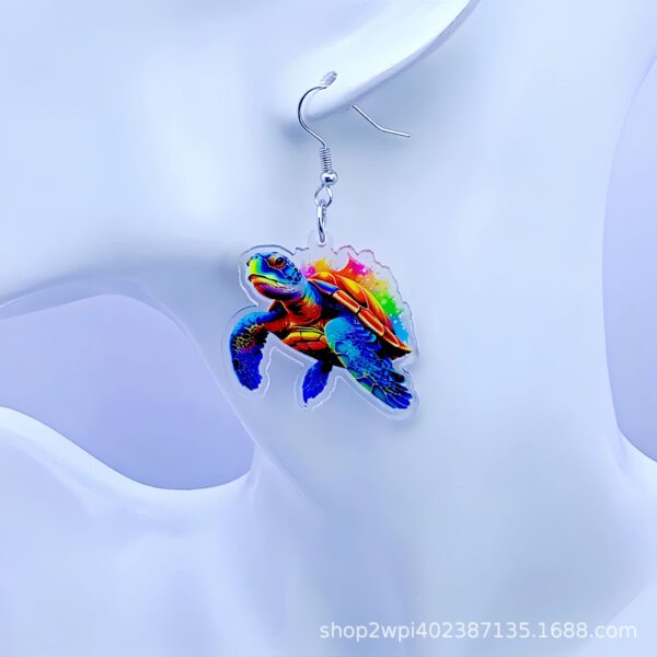 Wholesale Acrylic Animal Party Keychain Material Pendant DIY