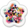 Wholesale Star acrylic through-hole bead