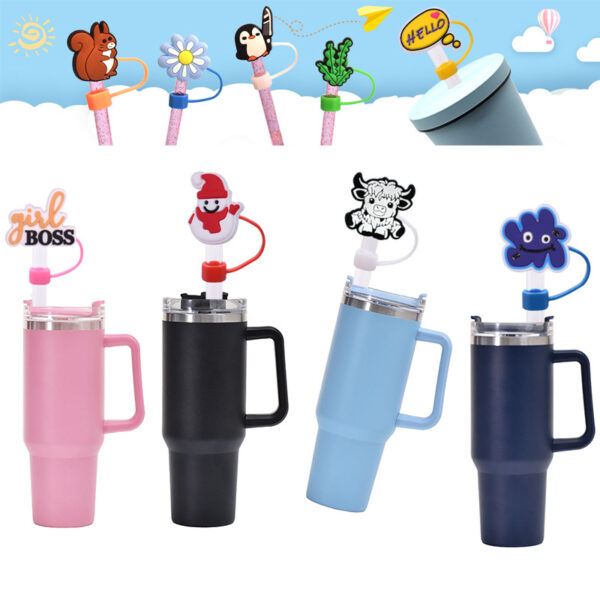 Wholesale Colorful dust plug straw cap