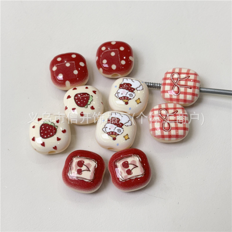 Wholesale Through-hole ft-print mini steamed bun beaded