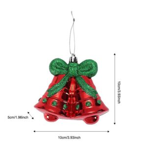 Small red plastic hanging bell