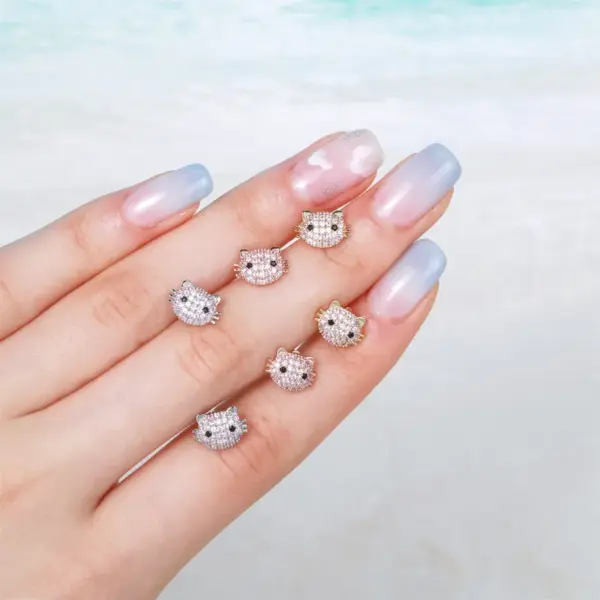 Wholesale Ear Cartilage Rings & Studs Animal Brass Gem