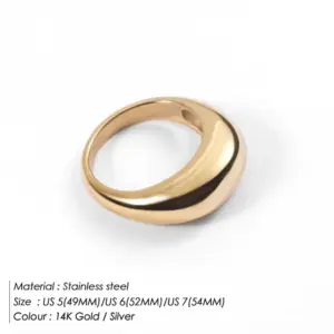 Gold US8-57MM / Circumference 56mm-US8