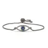 Wholesale Luxurious Classic Style Commute Eye Copper Zircon Bracelets In Bulk