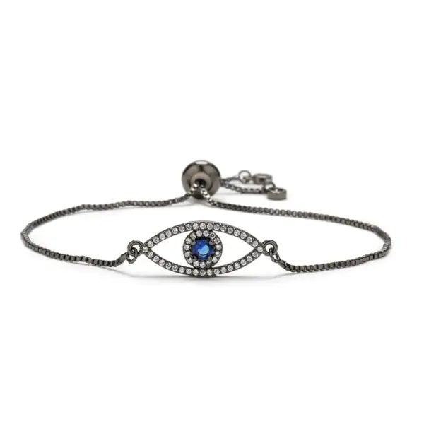 Wholesale Luxurious Classic Style Commute Eye Copper Zircon Bracelets In Bulk