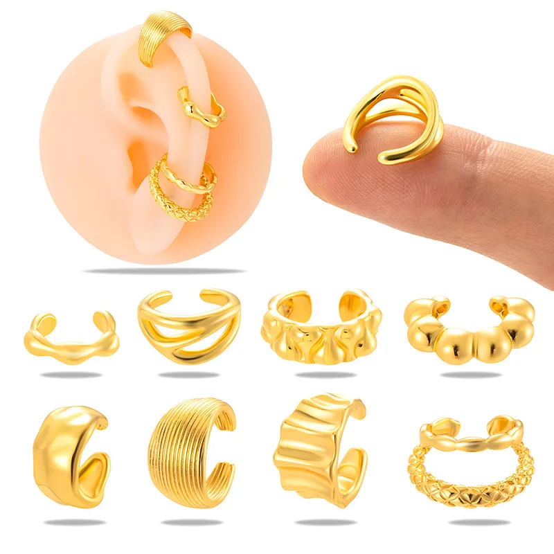Wholesale 1 Piece Ig Style Solid Color Plating Copper Ear Studs