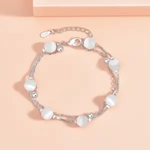 Opal Bracelet [White Gold Color]]