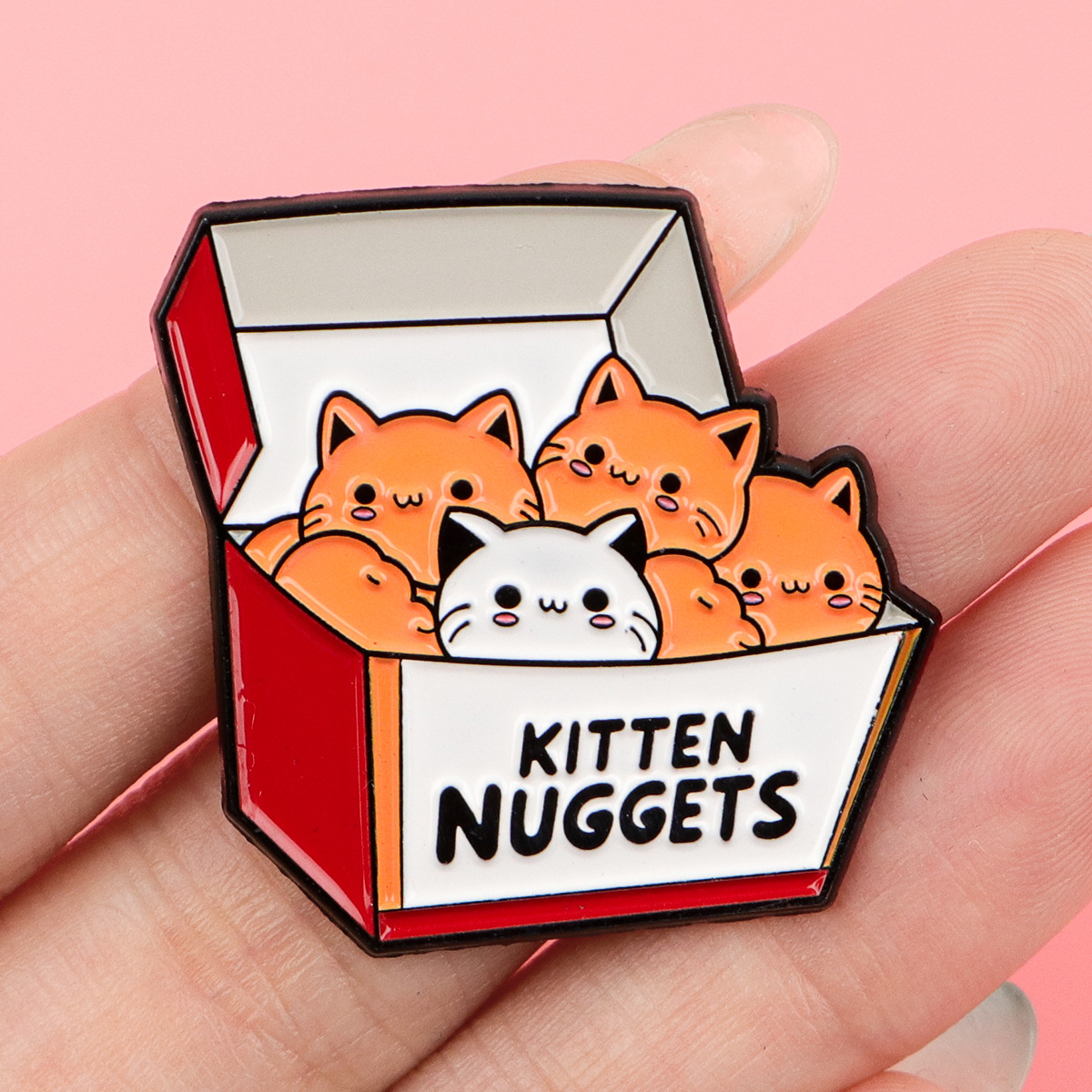 Wholesale Cat Brooch Cartoon Metal Badge English Letter Jewelry Aessories