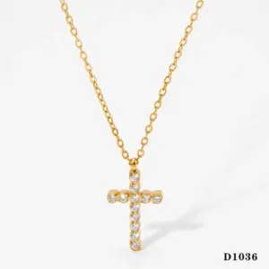 Gold Necklace D1036