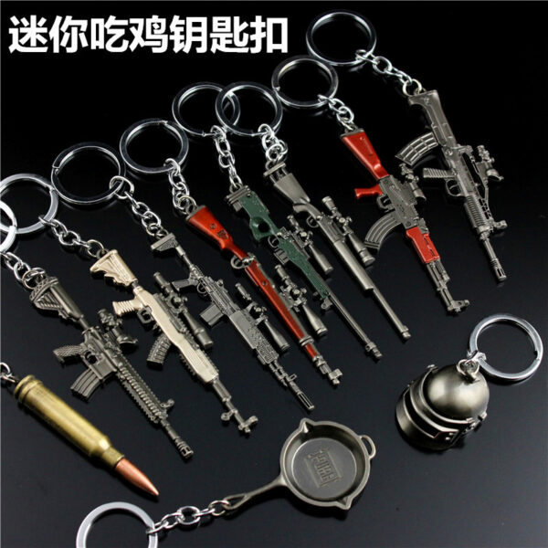 oly-a157162754407fd91ec11ae7d601265b Wholesale Jedi Escape Qub88 Type Mk14 Awm 98K Helmet Sks Frying Pan Backpack Signal Small Gun Keychain