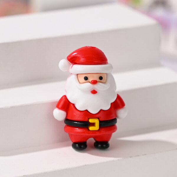 Wholesale Cartoon Santa Claus Beaded Rubber Beads