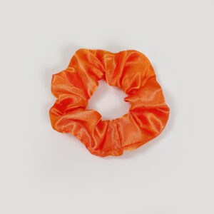 Orange glowing satin