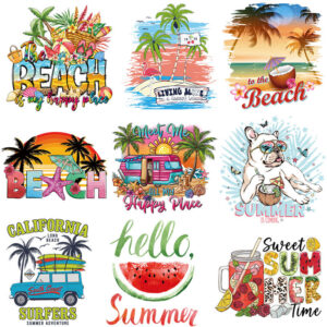 Wholesale Summer Cartoon Heat Transfer