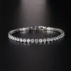 European Hip Hop 4.0 Zircon Bracelet For Men And Women Hot Sale Simple Fashion Tennis Bracelet Wholesale