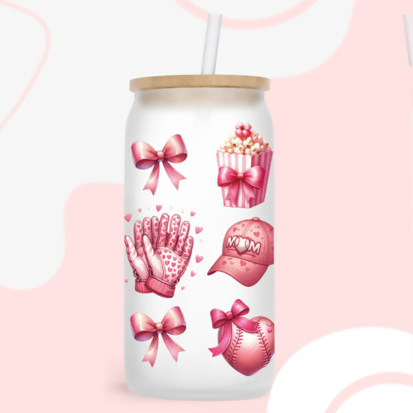 Wholesale Uv Transfer Sticker Glass Cup Crystal Label Crystal Sticker Cross-Border Exclusive for 16oz Glass Cup Special Sticker 23Cmx11Cm