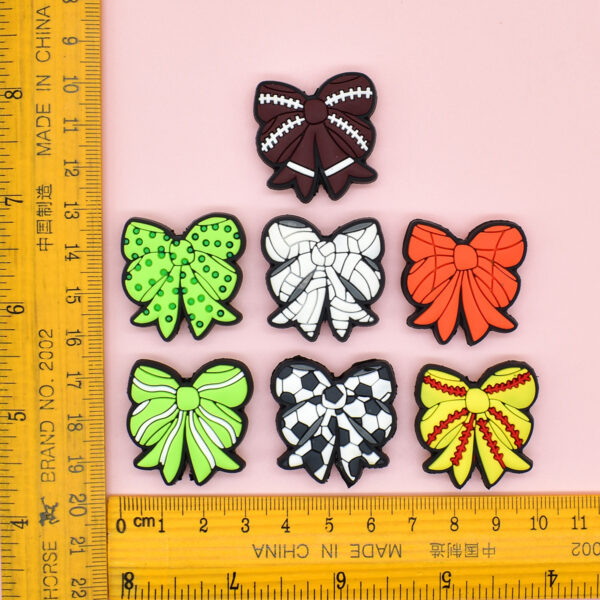 Wholesale DIY Bow Beaded Pen Jewelry Soft Rubber Beaded Accessories