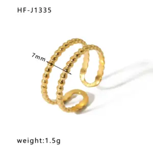 HF-J1335-Gold / Adjustable Opening