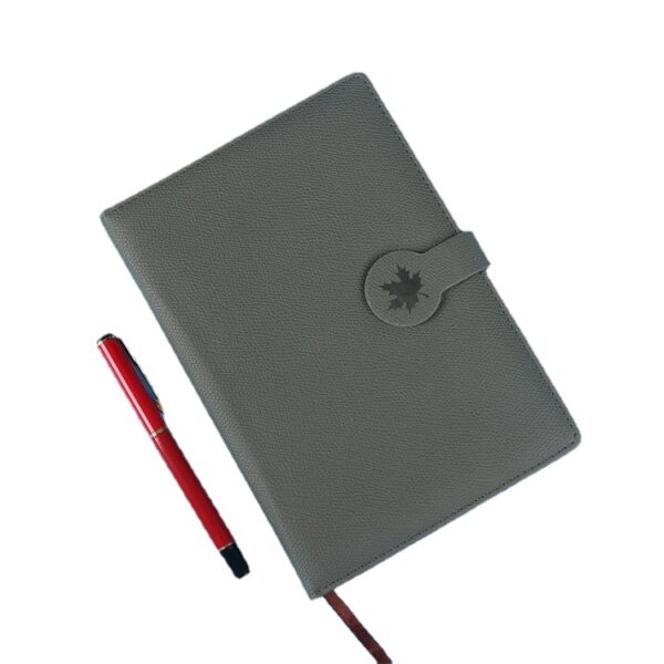 Wholesale A5 business notebook creative gift PU buckle notepad student diary meeting record book in stock
