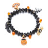 oly-a1aa869adf1b2e85aa3da66cea9d60e3 Wholesale Pumpkin Ghost Beaded Bracelet