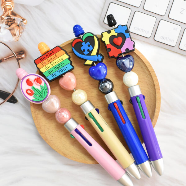 Wholesale Cartoon-themed colorful high-quality student stationery beads