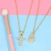 Wholesale Copper Plating Cross Necklace