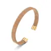 Wholesale Retro Solid Color Stainless Steel Bangle 1 Piece