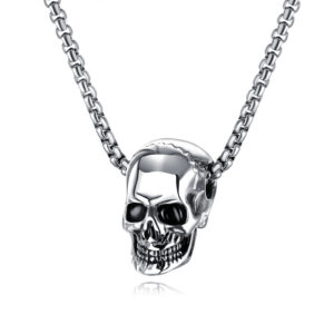 Skull + stainless steel chain