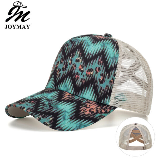 Wholesale Cross-border AliExpress Amazon ebay new wave horizontal cross mesh cap baseball cap sun hat B1061