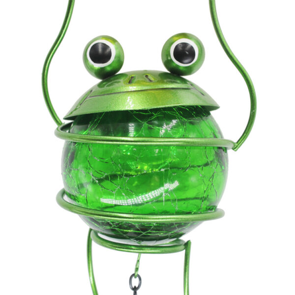 Wholesale Flamingo Wind Bell Stereo 3D Glass Ball Frog Animal Shape Crafts Hanging Decoration Creative Garden Pendant New