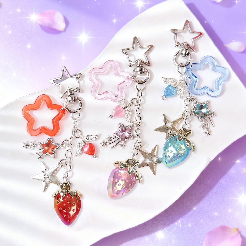 Wholesale Rhinestone Meteor Keychain