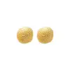 Wholesale 1 Pair Basic Modern Style Round Conch Plating 304 Stainless Steel Ear Studs