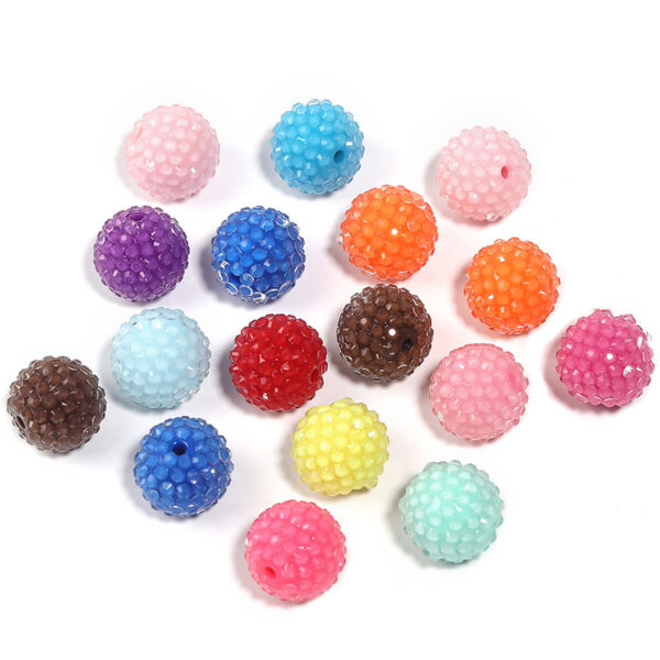 Wholesale Colored full-hole drill ball bead string