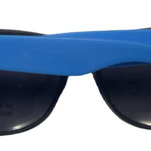 Black frame light blue feet