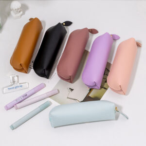 oly-a1eea45bffaaa7d3b2ec5715e0420194 Wholesale College style genuine leather retro leather PU pencil case