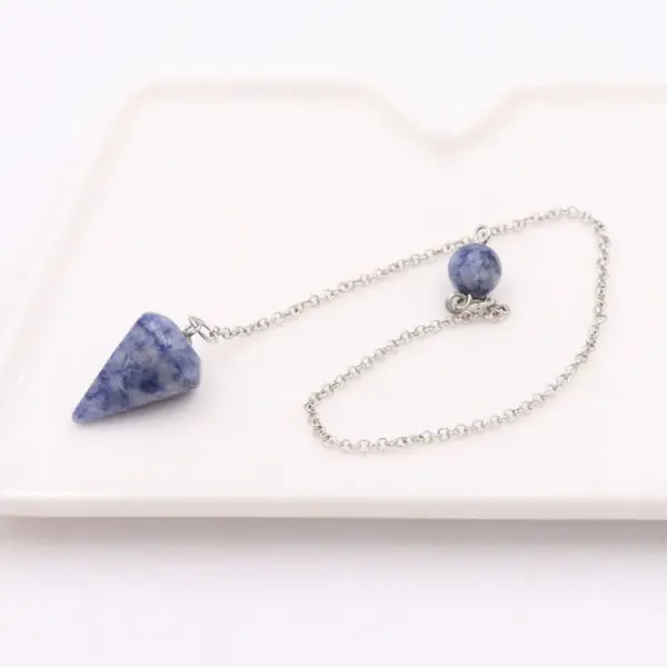 Wholesale Fashion Geometric Horse Natural Stone Natural Stone Crystal Pendant Necklace In Bulk