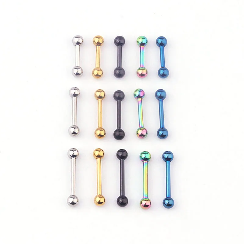 Wholesale 316L Stainless Steel Ear Cartilage Rings & Studs Geometric Waterproof Non Tarnish Surgical Steel