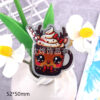 Wholesale New Loose Powder Cross-Border Cartoon Holiday Cute Accessories Acrylic Pins Cute DIY Patch Accessories
