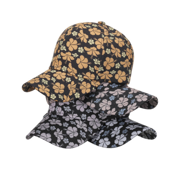 Wholesale Korean style flower baseball cap spring, summer and autumn outdoor sun protection sun hat casual trendy peaked cap flower hat B1087