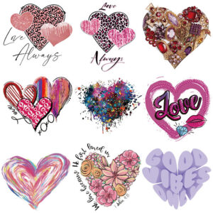Wholesale Valentine's Day heat transfer print