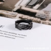 oly-a219fd054465c481c1cd975a6a7da261 Wholesale in stock Retro Men's Ring Distinctive Distressed Plant Wheat Ear Boys Titanium Steel Ring Advanced Sense SA1174