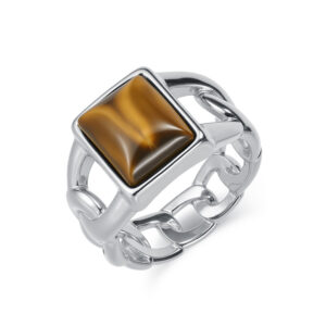 Steel color tiger eye stone / 10#