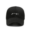 Wholesale Hat female spring and summer Western style baseball cap female Korean style face-looking small Japanese casual sun-proof letter curved brim peaked cap male