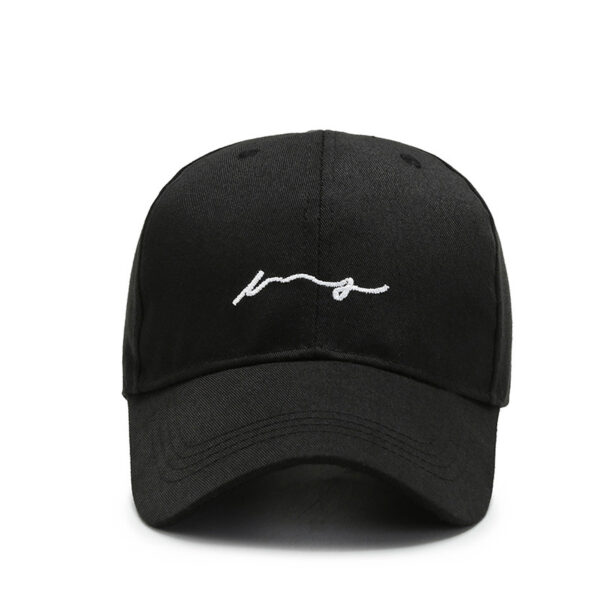 Wholesale Hat female spring and summer Western style baseball cap female Korean style face-looking small Japanese casual sun-proof letter curved brim peaked cap male