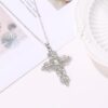 Wholesale Fashion Classic Hot Cross Necklace Bohemian Hollow Diamond Necklace Chain Clavicle Chain Factory Direct Sale