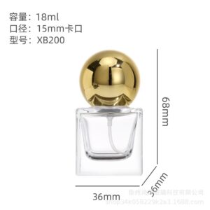 18ml XB200 gold nozzle gold ball cover; transparent