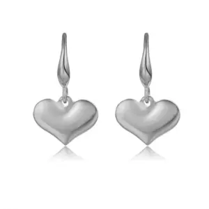 【G25】Love Earrings / Steel Color