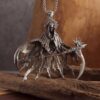 Wholesale Hell Death Scythe Death Coming Necklace American Street Handsome Hip Hop Trend Punk Locomotive High Sense